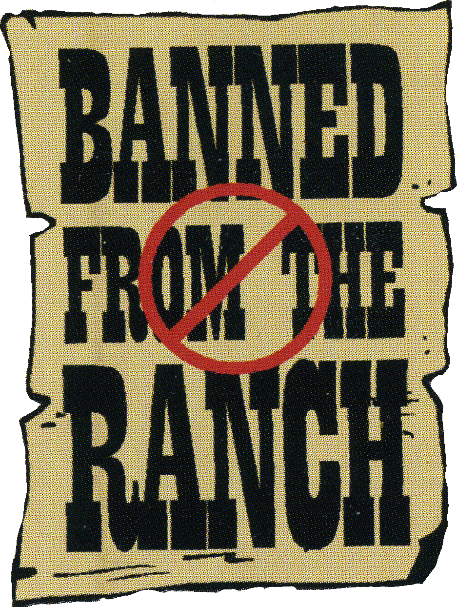 Banned from the Ranch Logo